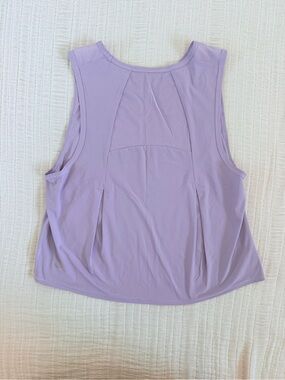 Lululemon Lavender Mesh Back Running Tank Top Size Small